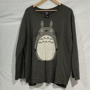 Gray Totoro Women's Sweater